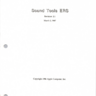 Apple Sound Tools ERS March 2nd, 1987